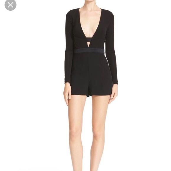 Diane von Furstenberg Black Kyara Romper - Picture 3 of 5